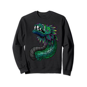 Aztec God Quetzalcoatl Cool Snake Dragon Inca Maya Gift Idea Sweatshirt